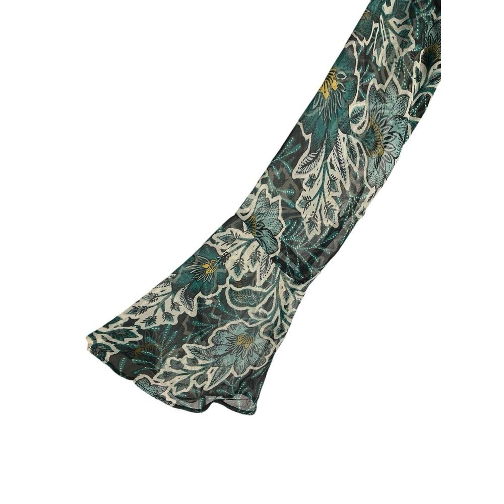 B.O.G. Band of the Free Women's Large Bonnie Floral Bodysuit Black Emerald NWT - Picture 8 of 9